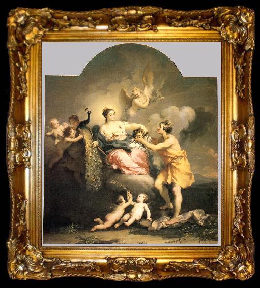 framed  Jacopo Amigoni Juno Receiving the Head of Argos, ta009-2